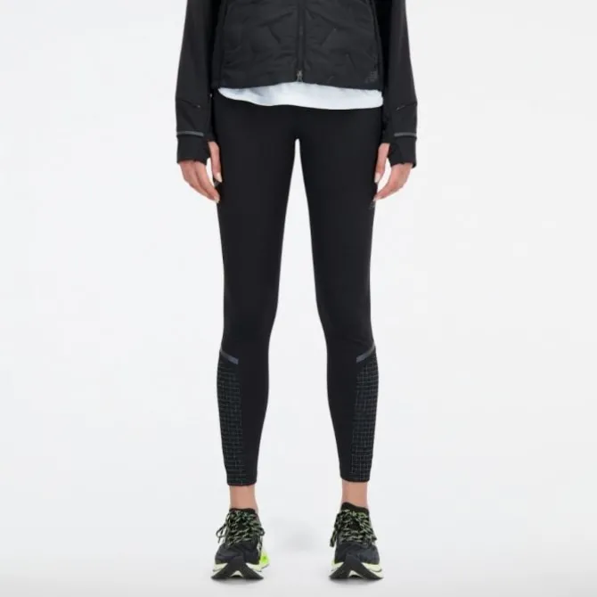 New Balance Laufhosen>Impact Run Luminous Heat Tights Schwarz