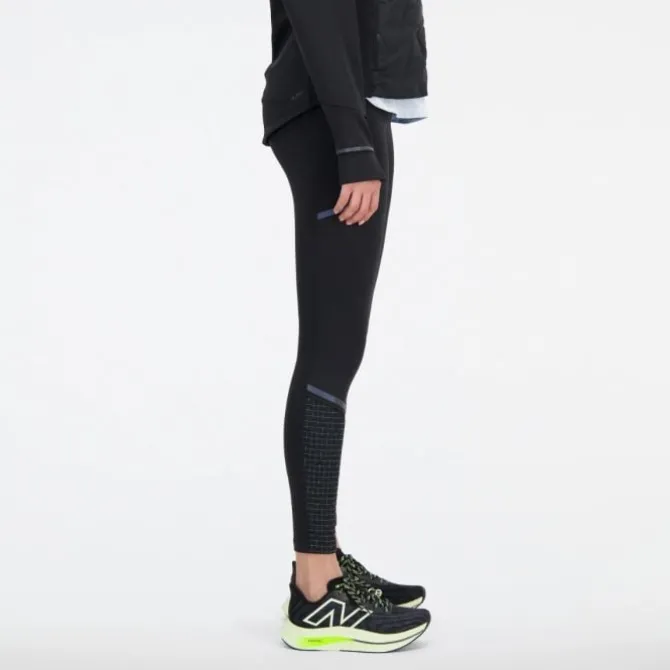 New Balance Laufhosen>Impact Run Luminous Heat Tights Schwarz