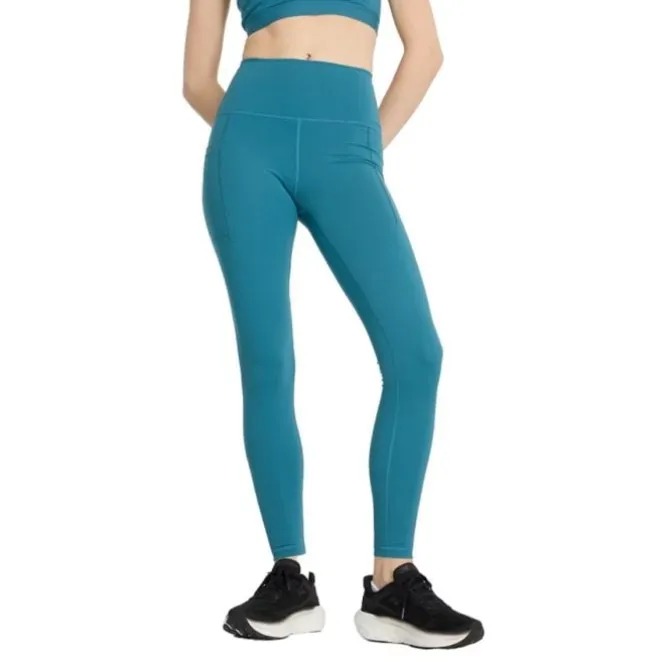 New Balance Laufhosen>NB Sleek Pocket High Rise Legging 27" Blau