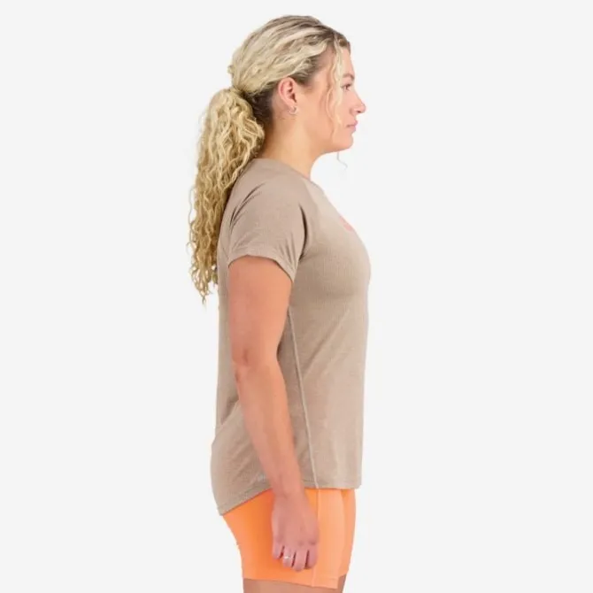 New Balance Laufshirts>Printed Impact Run Short Sleeve Braun