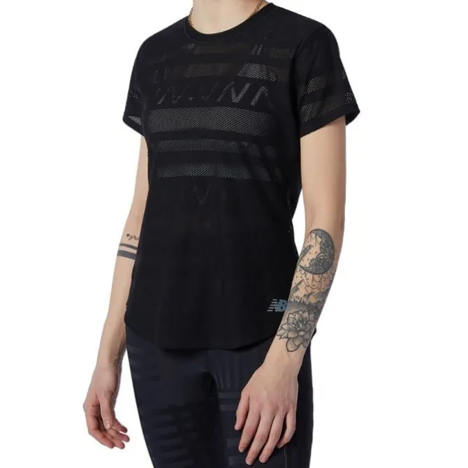 New Balance Laufshirts>Q Speed Jacquard Short Sleeve