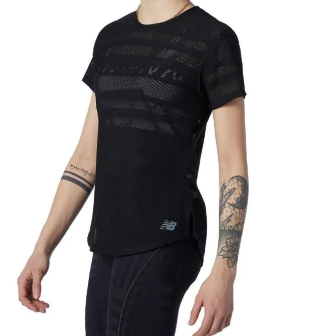 New Balance Laufshirts>Q Speed Jacquard Short Sleeve
