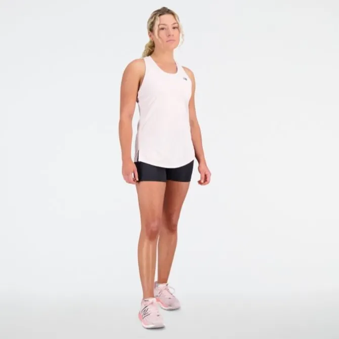 New Balance Laufshirts>Q Speed Jacquard Tank Rot-violett
