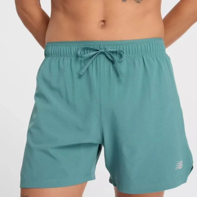 New Balance Laufshorts>RC Shorts 5" Grün