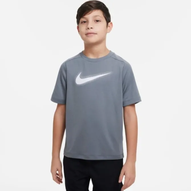 Nike T-shirts>Dri-Fit Graphic Shorts Sleeve Tee Grau