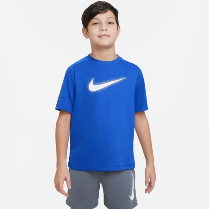 Nike T-shirts>Dri-FIT Multi+ Graphic Short Sleeve Tee Blau
