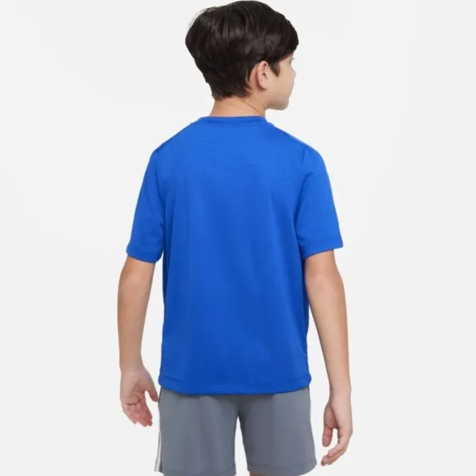 Nike T-shirts>Dri-FIT Multi+ Graphic Short Sleeve Tee Blau