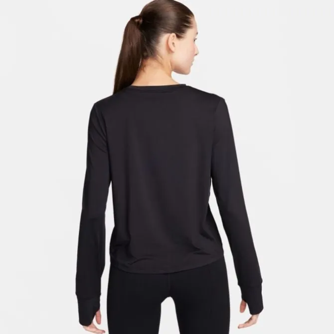 Nike Laufshirts>Dri-FIT One Classic Long Sleeve Tee Schwarz