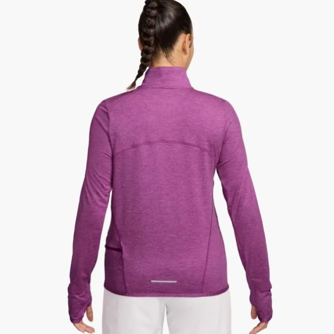 Nike Laufshirts>Dri-Fit Swift Element UV Half Zipp Midlayer Violett
