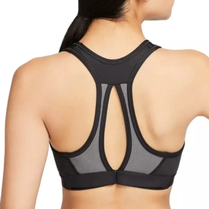 Nike Sport-bhs>Dri-FIT Swoosh High Support Bra Schwarz