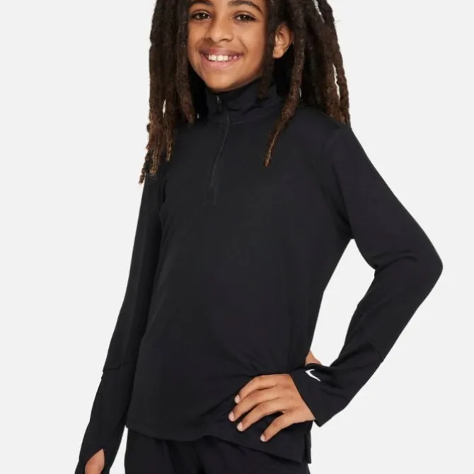 Nike Langarmshirts>Dri-FIT UV Multi Long Sleeve Half Zip Top Schwarz