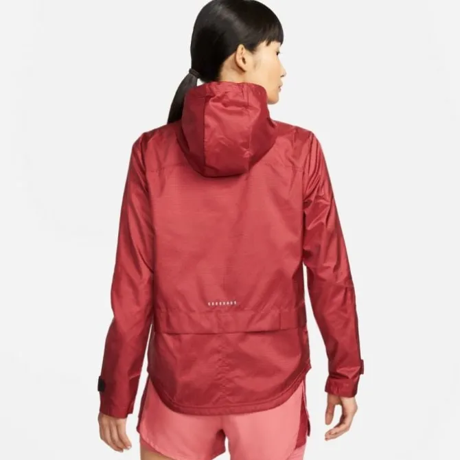 Nike Laufjacken>Essential Jacket Rot