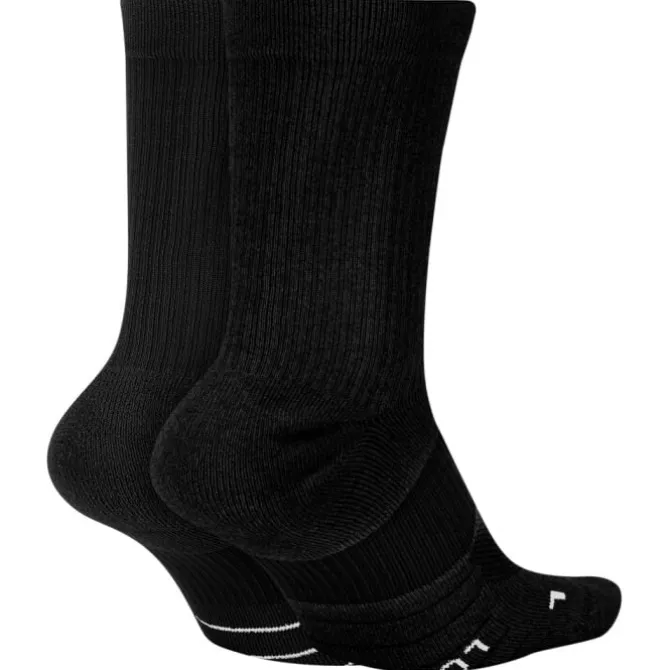 Nike Socken & Strümpfe | Laufsocken>Multiplier Crew 2-Pack Socks Schwarz