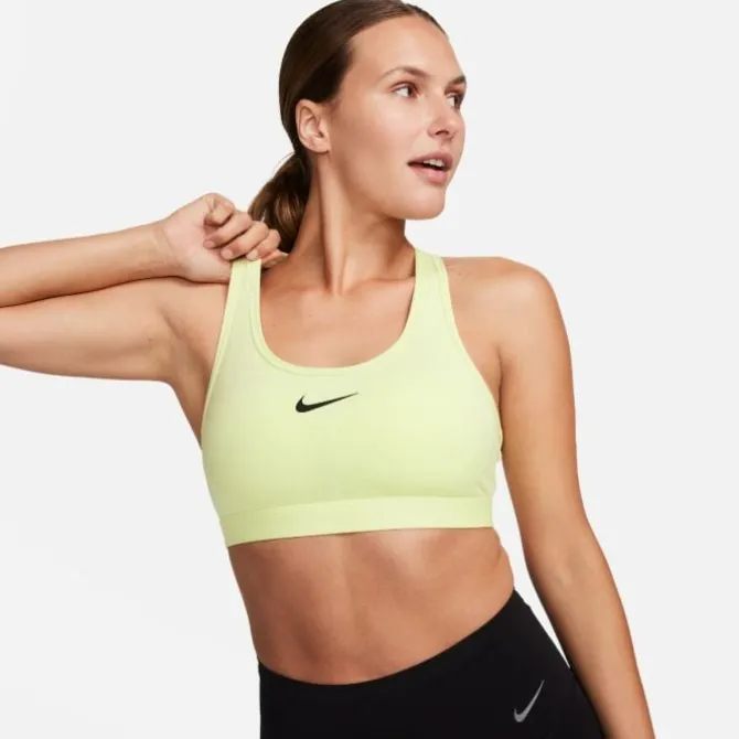Nike Sport-bhs>Swoosh Medium Support Bra Gelb
