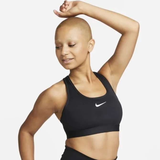 Nike Sport-bhs>Swoosh Medium Support Bra Schwarz