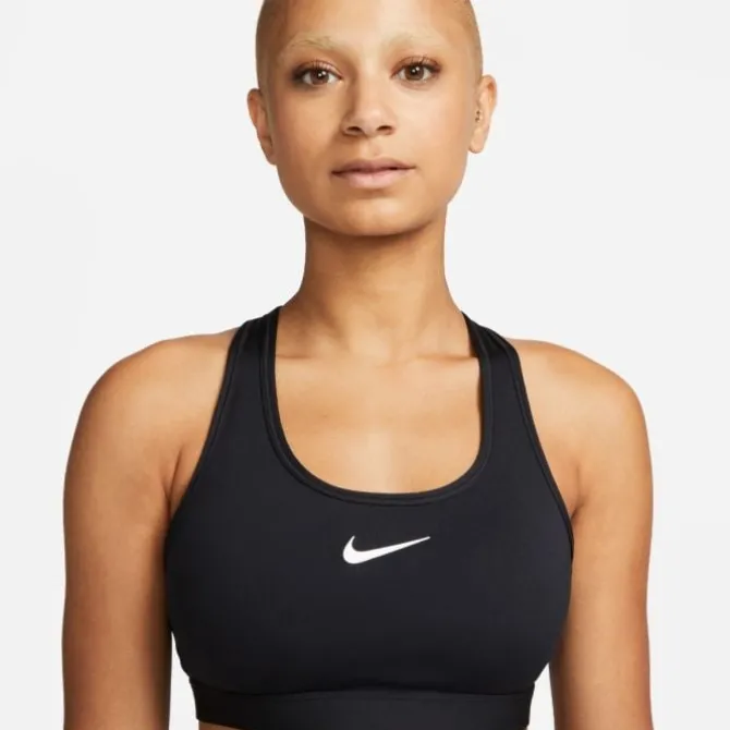Nike Sport-bhs>Swoosh Medium Support Bra Schwarz
