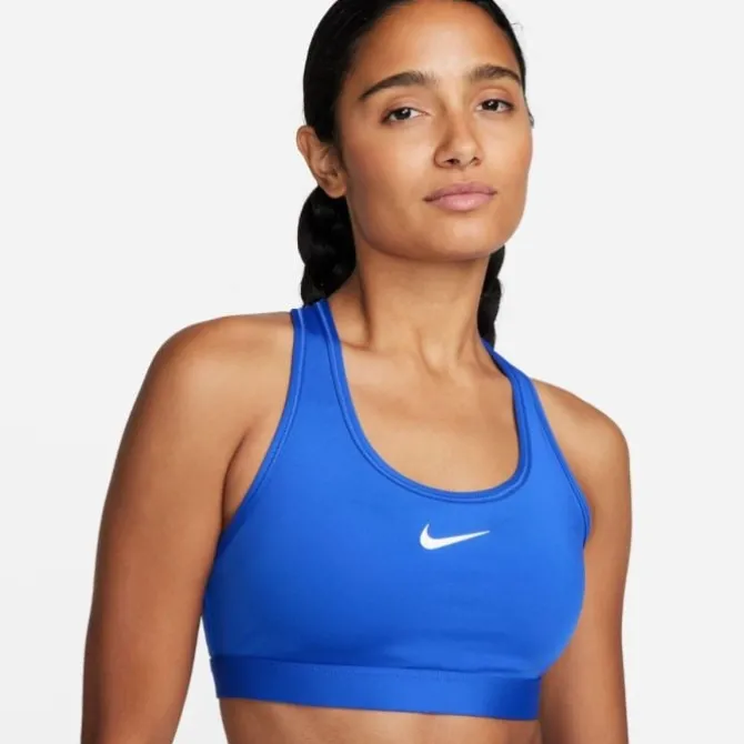 Nike Sport-bhs>Swoosh Medium Support Bra Blau