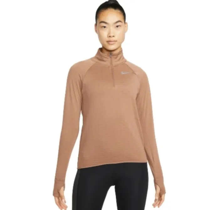 Nike Laufshirts>Therma-Fit Element Halfzip Braun