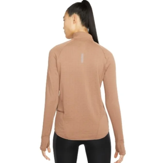 Nike Laufshirts>Therma-Fit Element Halfzip Braun