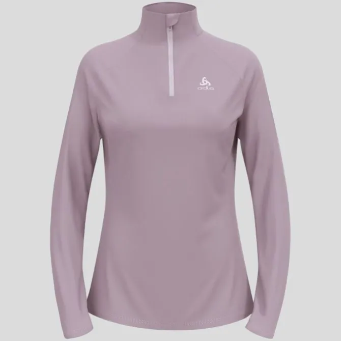 Odlo Laufshirts>Essentials Ceramiwarm Mid Layer Half Zip Violett