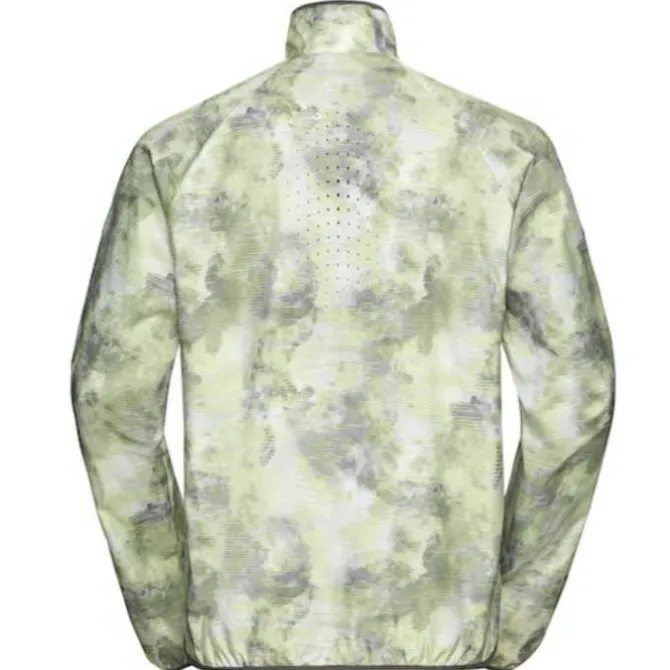 Odlo Laufjacken>Jacket Essential Light Print Grün