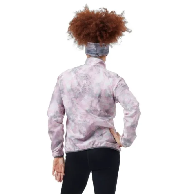 Odlo Laufjacken>Jacket Essential Light Print Weiß