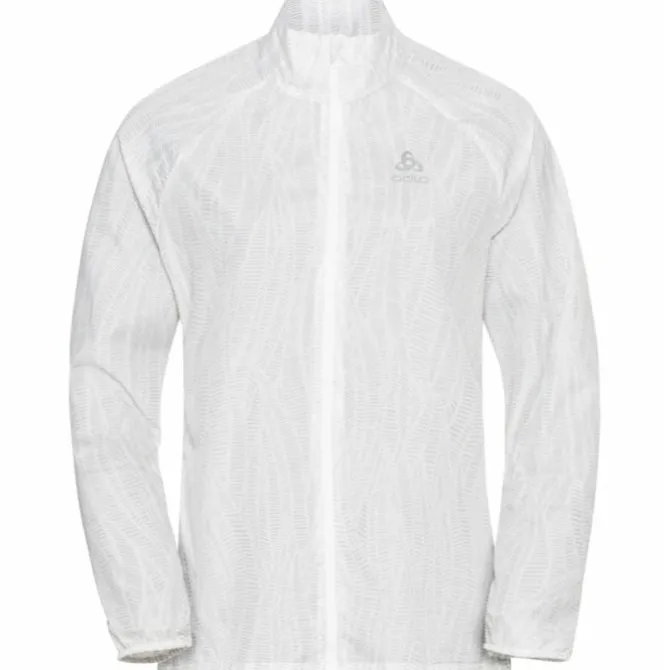 Odlo Laufjacken>Jacket Zeroweight Print Weiß