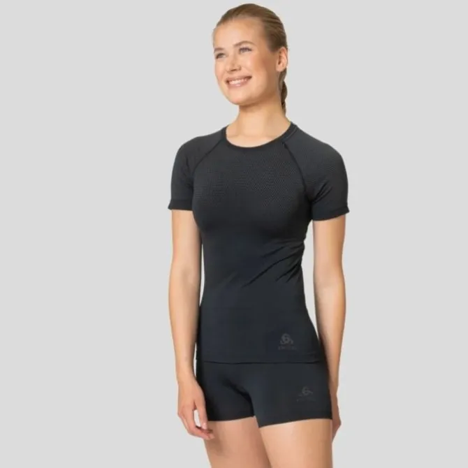 Odlo Laufunterwüsche | Laufshirts>Performance Crew Neck T-Shirt Schwarz