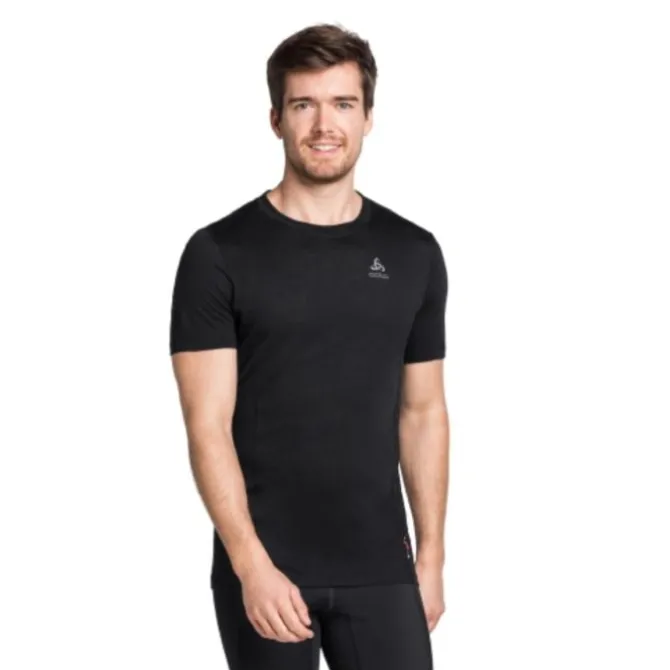 Odlo Laufshirts>Top Crew Neck Short Sleeve Schwarz