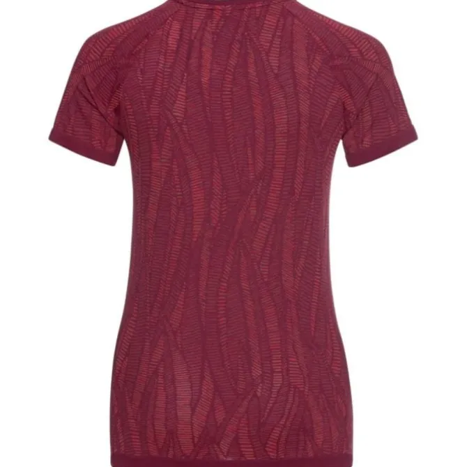 Odlo Laufshirts>Top Crew Neck Short Sleeve Blackcomb. Violett
