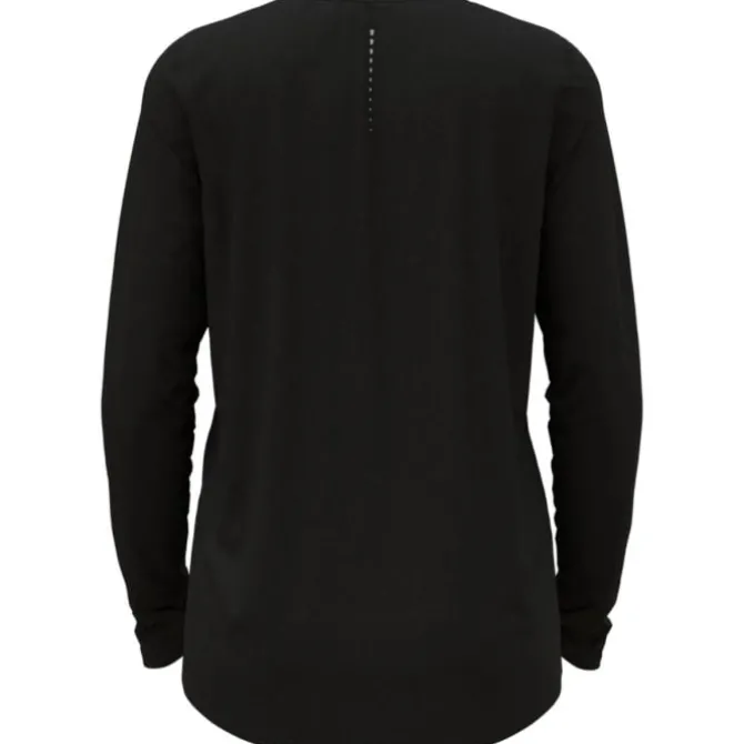 Odlo Laufshirts>T-shirt Crew Neck Long Sleeve Zeroweight Schwarz