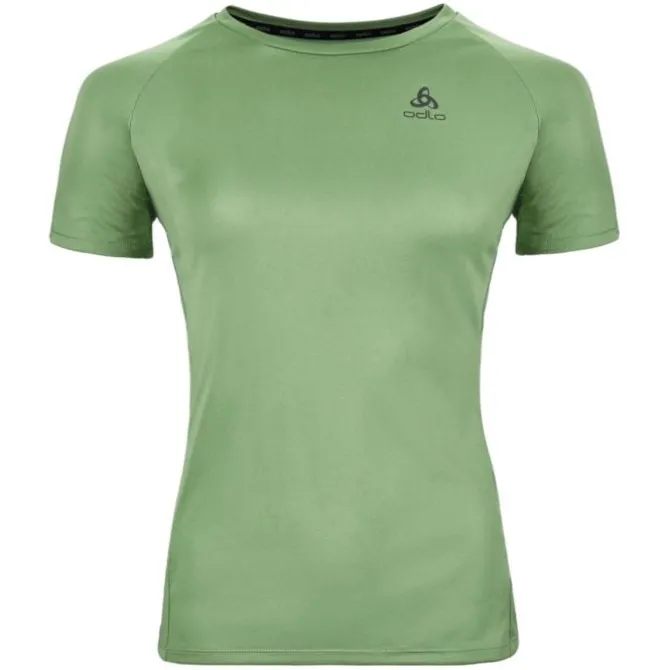 Odlo Laufshirts>T-Shirt Crew Neck Short Sleeve Essential Grün