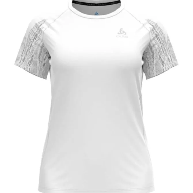 Odlo Laufshirts>T-Shirt Short Sleeve Crew Neck Essential Weiß