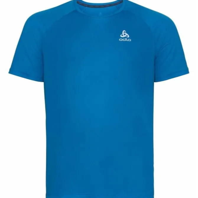 Odlo Laufshirts>T-Shirt Short Sleeve Crew Neck Essential Blau