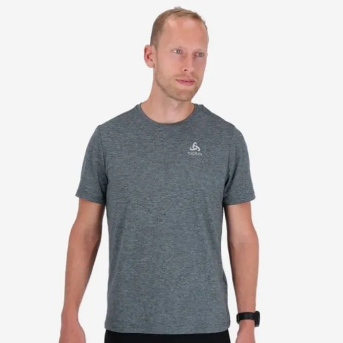 Odlo Laufshirts>T-Shirt Short Sleeve Crew Neck Run Easy Grau