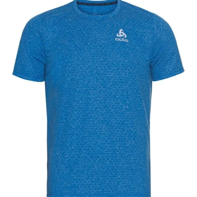 Odlo Laufshirts>T-Shirt Short Sleeve Crew Neck Run Easy Blau