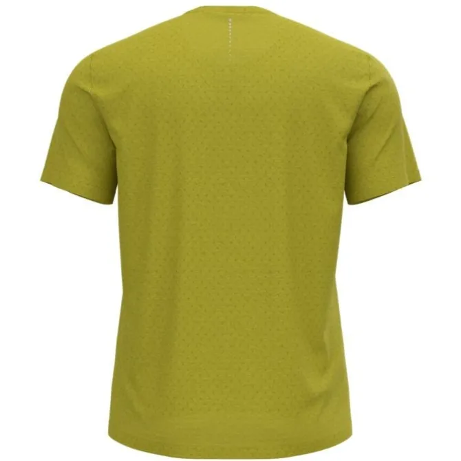 Odlo Laufshirts>T-Shirt Short Sleeve Crew Neck Run Easy Gelb