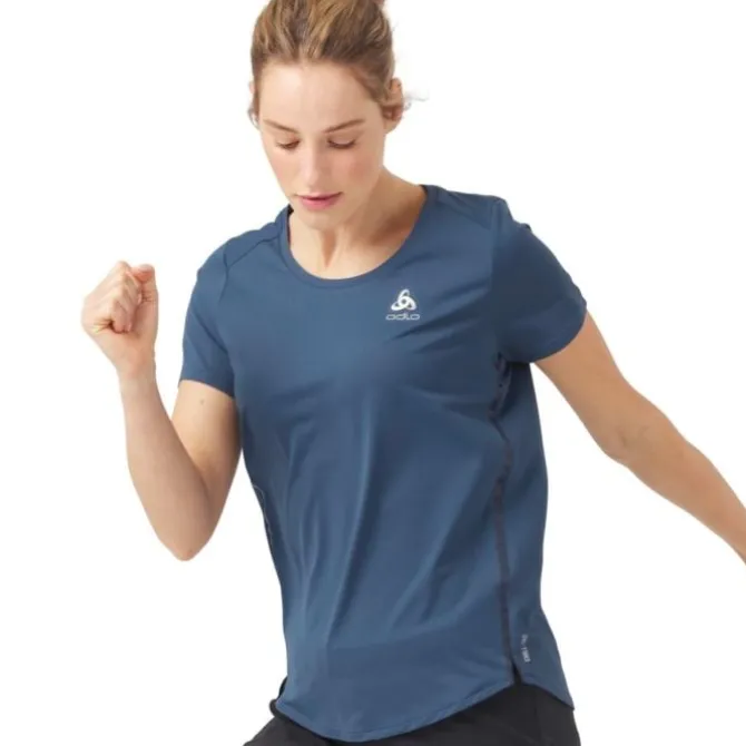 Odlo Laufshirts>T-shirt Short Sleeve Crew neck Zeroweight Blau