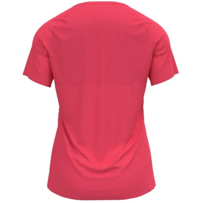 Odlo Laufshirts>T-shirt Short Sleeve Crew neck Zeroweight Rot-violett