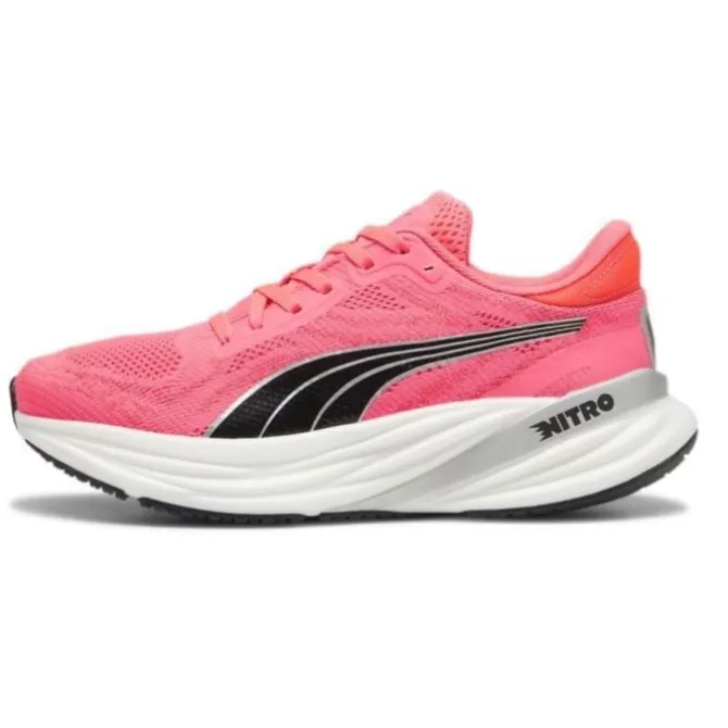 Puma Neutrale Laufschuhe | Allround Laufschuhe>Magnify Nitro 2 Fade Rot-violett