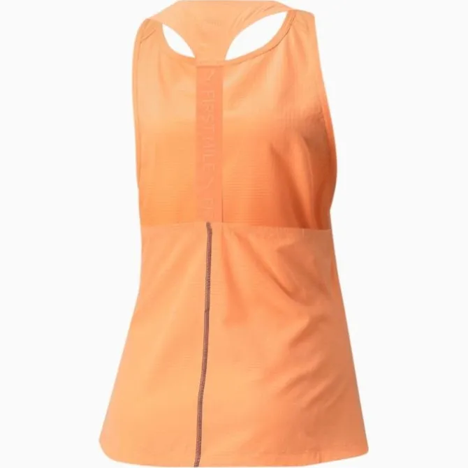 Puma Laufshirts>Run First Mile Tank Orange