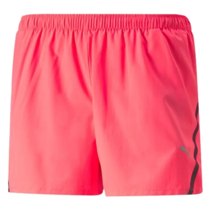 Puma Laufshorts>Run Ultraweave Woven 3" Shorts Rot-violett