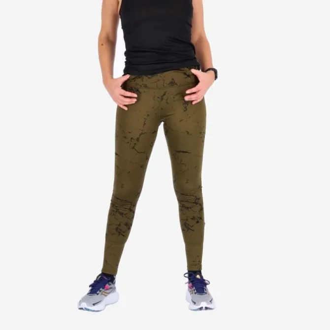 Puma Laufhosen>Seasons Brushed Tights Grün