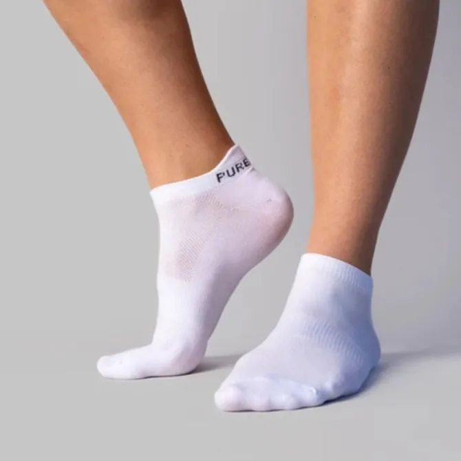 PureLime Socken & Strümpfe | Laufsocken>Footies 2-pack Weiß