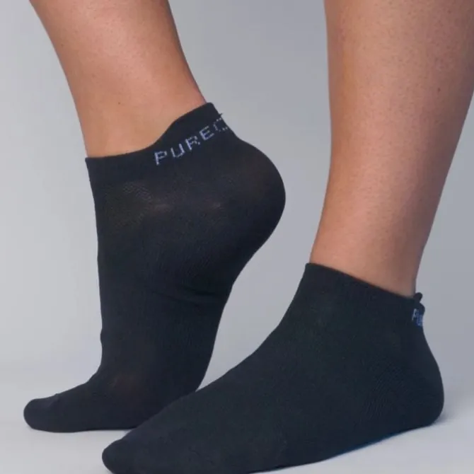 PureLime Socken & Strümpfe | Laufsocken>Footies 2-pack Schwarz