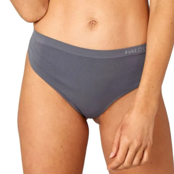 PureLime Laufunterwüsche>Seamless Thong Grau