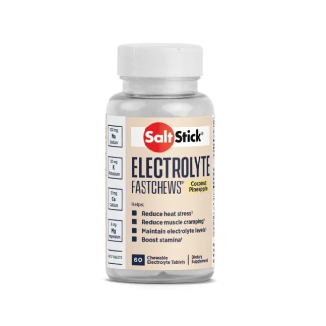 Saltstick Sportnahrung>Fastchews 60ct Bottle Coconut/Pinapple Weiß