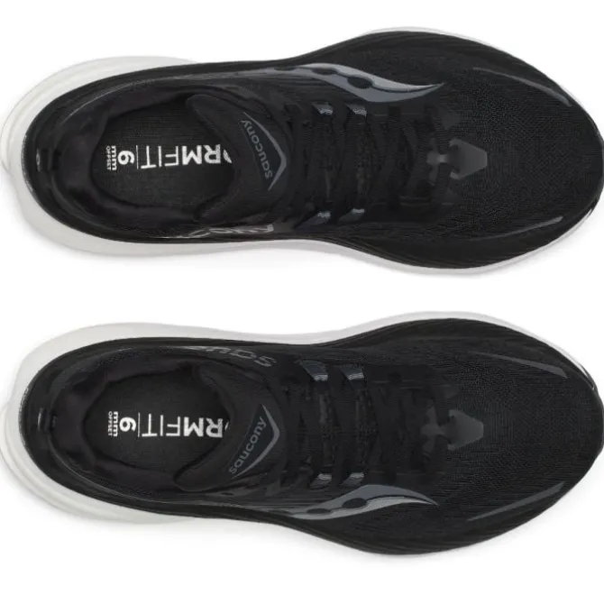 Saucony Laufschuhe Für Breite Füße | Laufschuhe Mit Pronationsstütze>Hurricane 24 Wide Schwarz