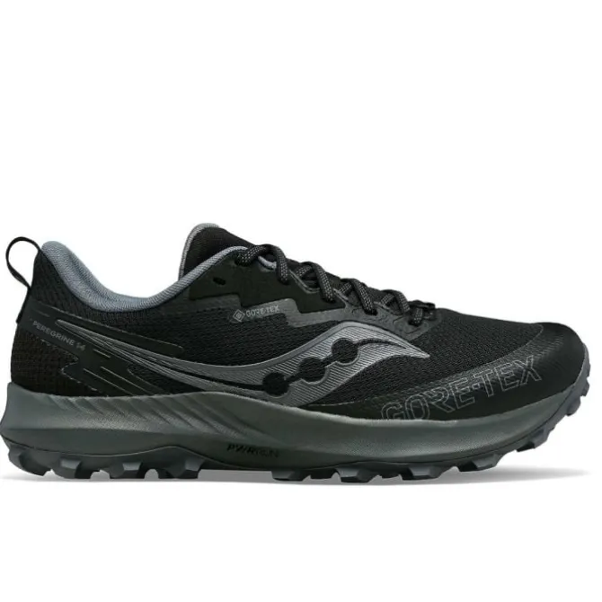 Saucony Neutrale Laufschuhe | Trailrunning Schuhe>Peregrine 14 GTX Schwarz