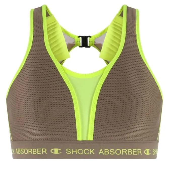 Shock Absorber Sport-bhs>Ultimate Run Bra Padded Grau